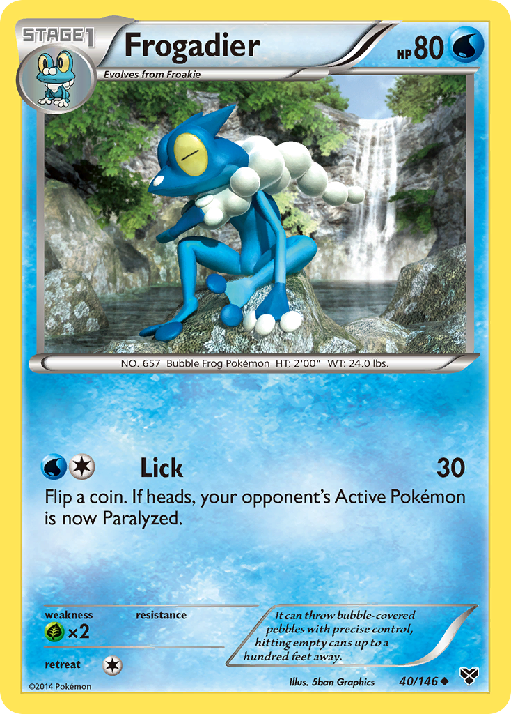 Frogadier (40/146) [XY: Base Set] | Tables and Towers