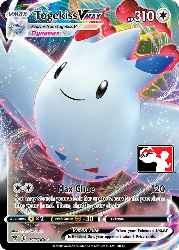 Togekiss VMAX (141/185) [Prize Pack Series One] | Tables and Towers