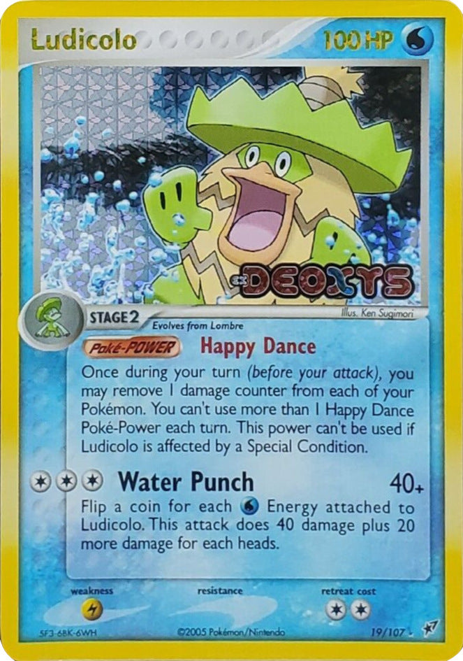 Ludicolo (19/107) (Stamped) [EX: Deoxys] | Tables and Towers