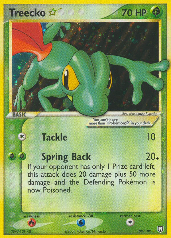 Treecko Star (109/109) [EX: Team Rocket Returns] | Tables and Towers