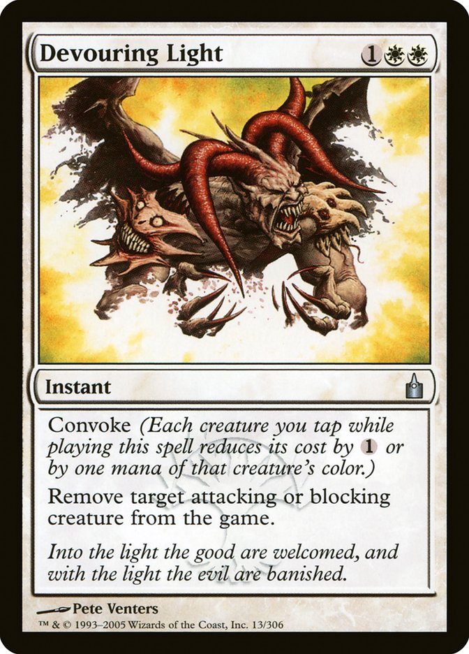 Devouring Light [Ravnica: City of Guilds] | Tables and Towers