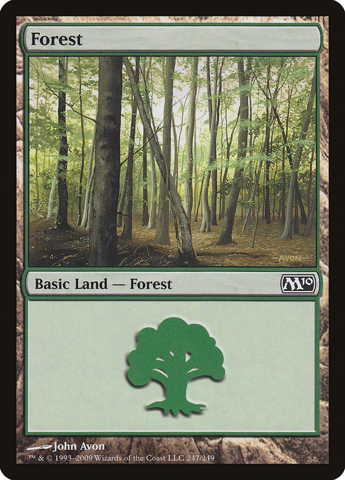 Forest (247) [Magic 2010] | Tables and Towers