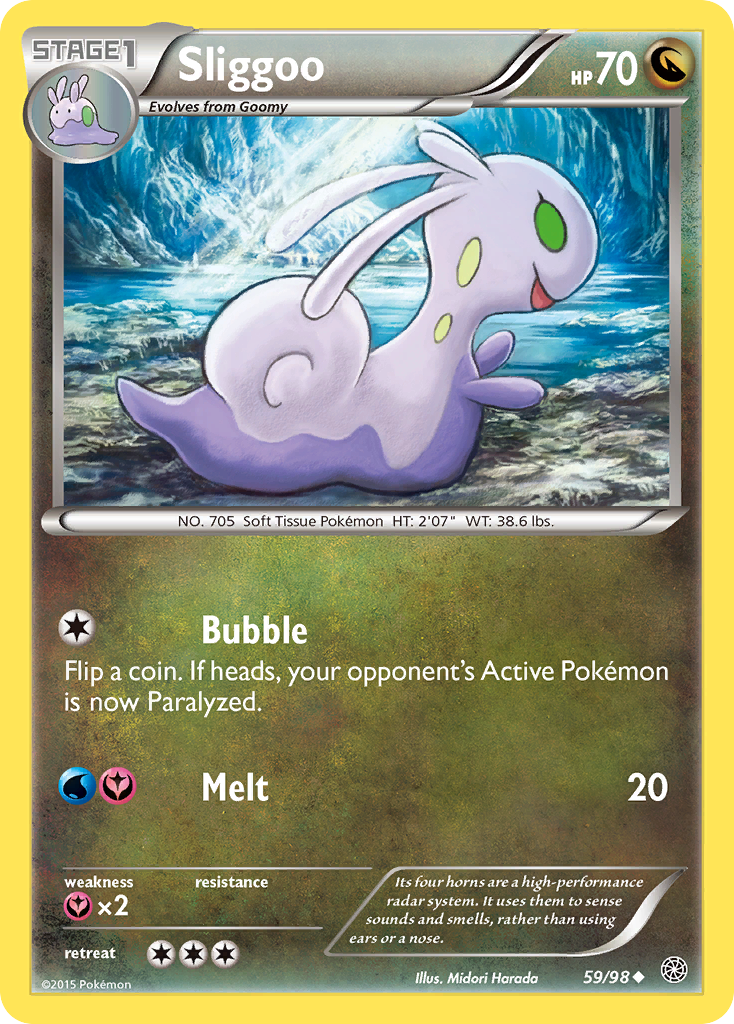 Sliggoo (59/98) [XY: Ancient Origins] | Tables and Towers