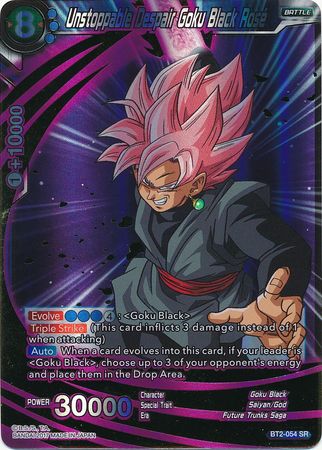 Unstoppable Despair Goku Black Rose (BT2-054) [Union Force] | Tables and Towers