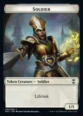 Soldier (09) // Cat Beast Double-Sided Token [Streets of New Capenna Commander Tokens] | Tables and Towers