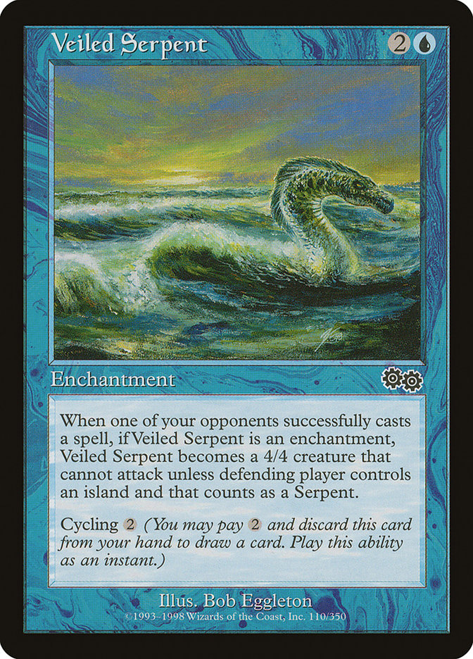 Veiled Serpent [Urza's Saga] | Tables and Towers