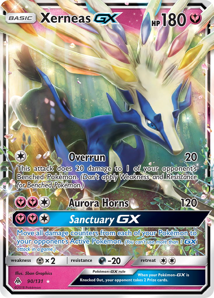 Xerneas GX (90/131) [Sun & Moon: Forbidden Light] | Tables and Towers