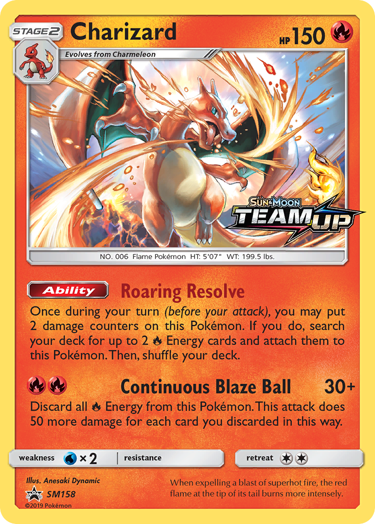 Charizard (SM158) [Sun & Moon: Black Star Promos] | Tables and Towers