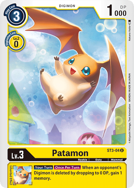 Patamon [ST3-04] [Starter Deck: Heaven's Yellow] | Tables and Towers