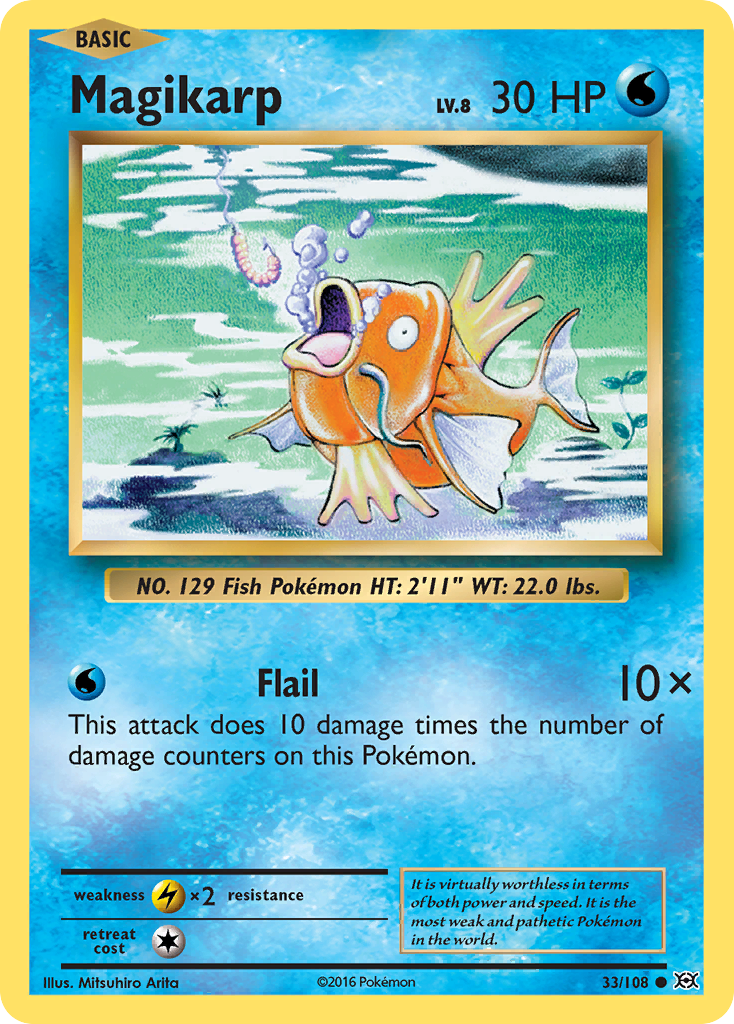 Magikarp (33/108) [XY: Evolutions] | Tables and Towers