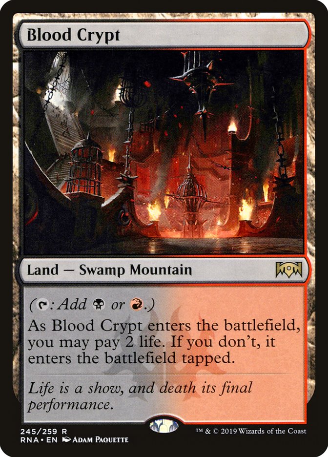 Blood Crypt [Ravnica Allegiance] | Tables and Towers