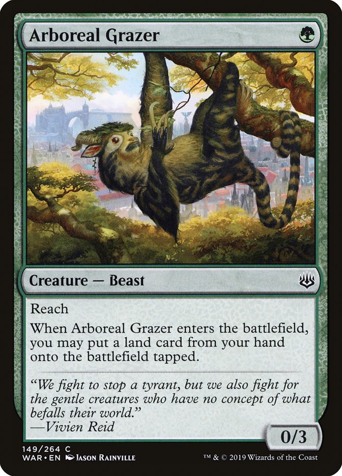 Arboreal Grazer [War of the Spark] | Tables and Towers