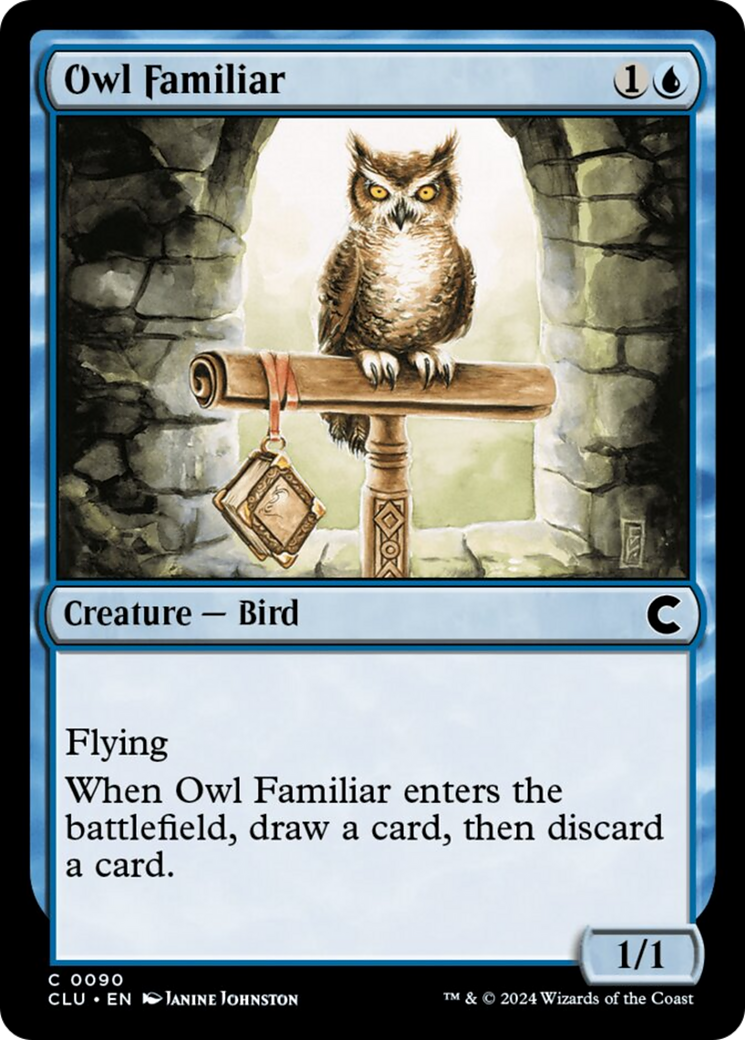 Owl Familiar [Ravnica: Clue Edition] | Tables and Towers