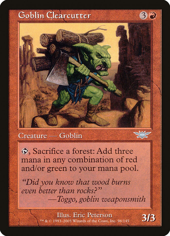 Goblin Clearcutter [Legions] | Tables and Towers