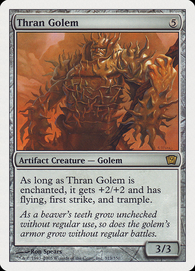 Thran Golem [Ninth Edition] | Tables and Towers