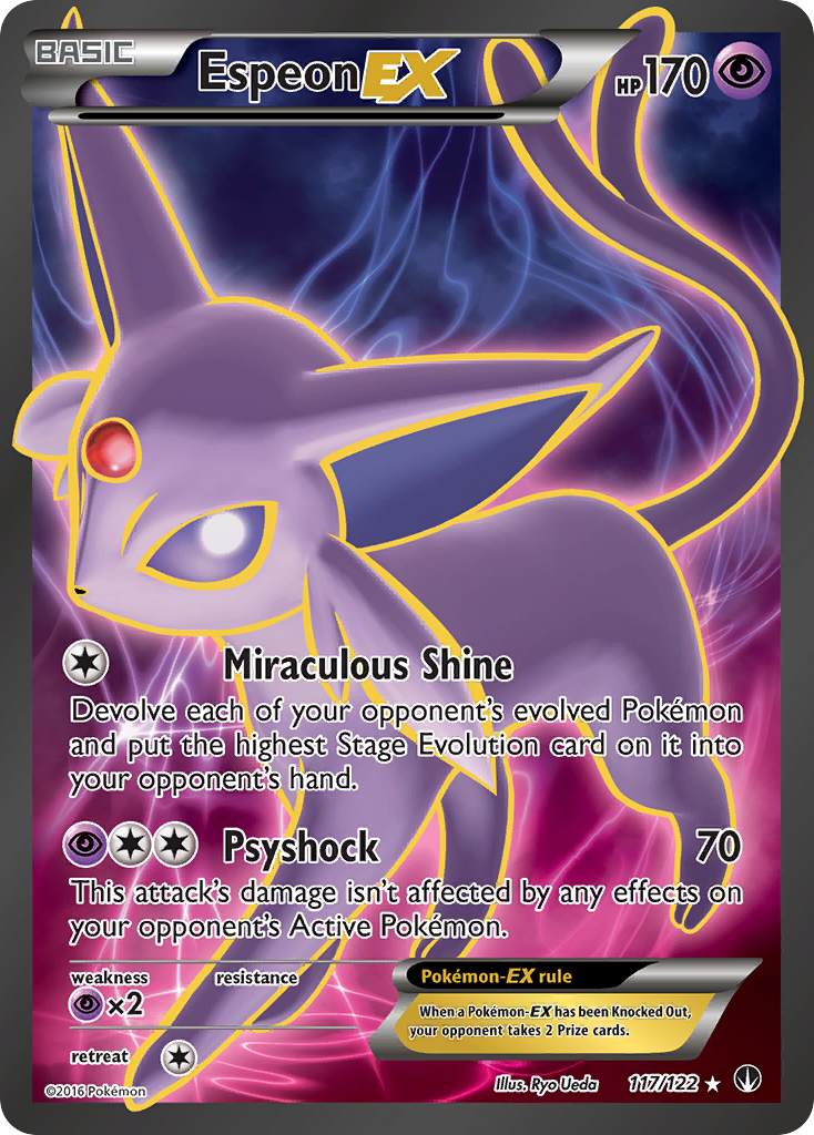 Espeon EX (117/122) [XY: BREAKpoint] | Tables and Towers