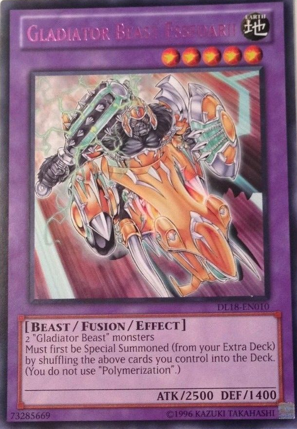 Gladiator Beast Essedarii (Purple) [DL18-EN010] Rare | Tables and Towers