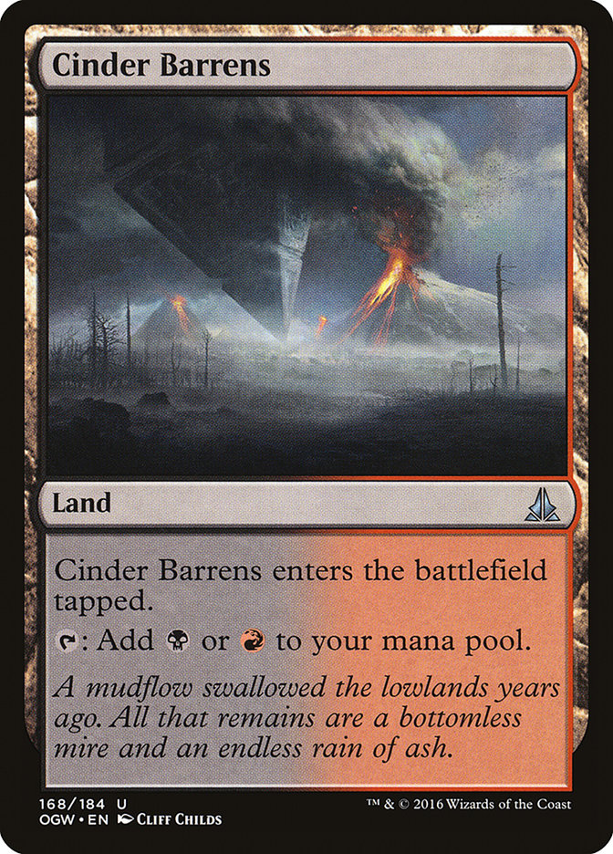 Cinder Barrens [Oath of the Gatewatch] | Tables and Towers