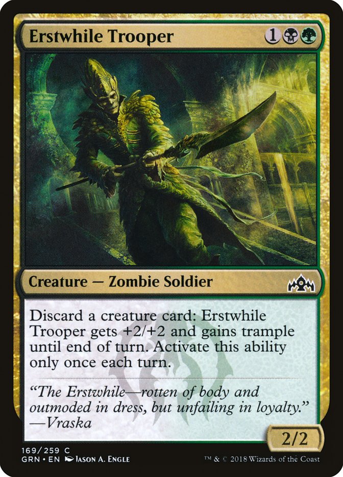 Erstwhile Trooper [Guilds of Ravnica] | Tables and Towers