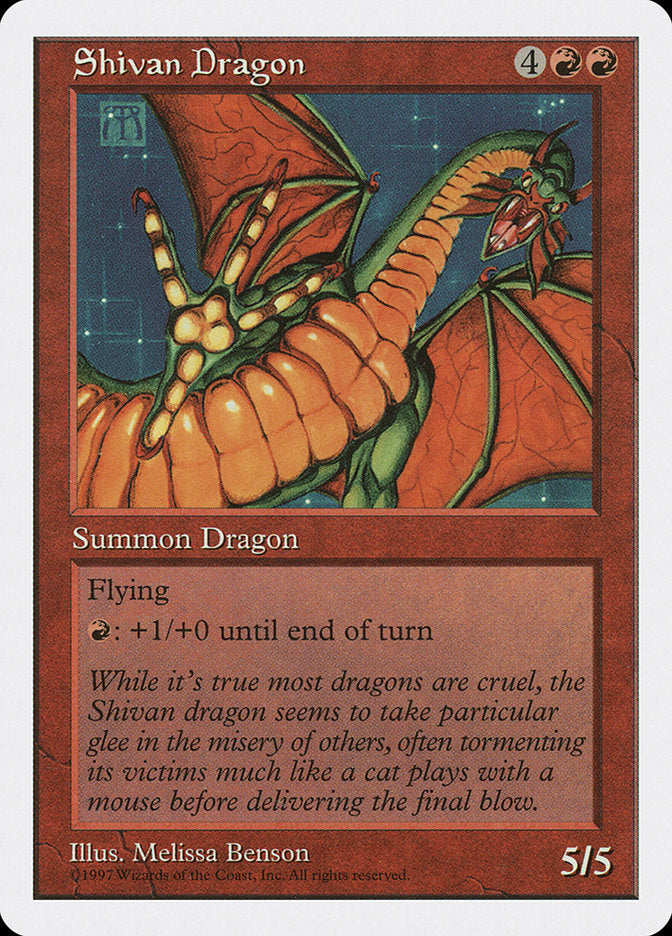 Shivan Dragon [Fifth Edition] | Tables and Towers