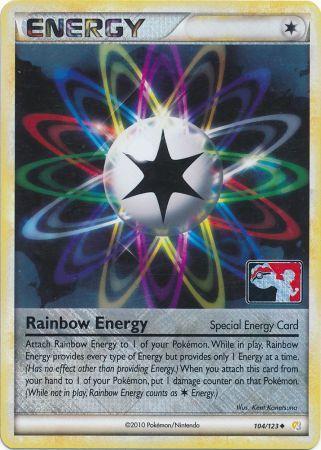 Rainbow Energy (104/123) (League Promo) [HeartGold & SoulSilver: Base Set] | Tables and Towers