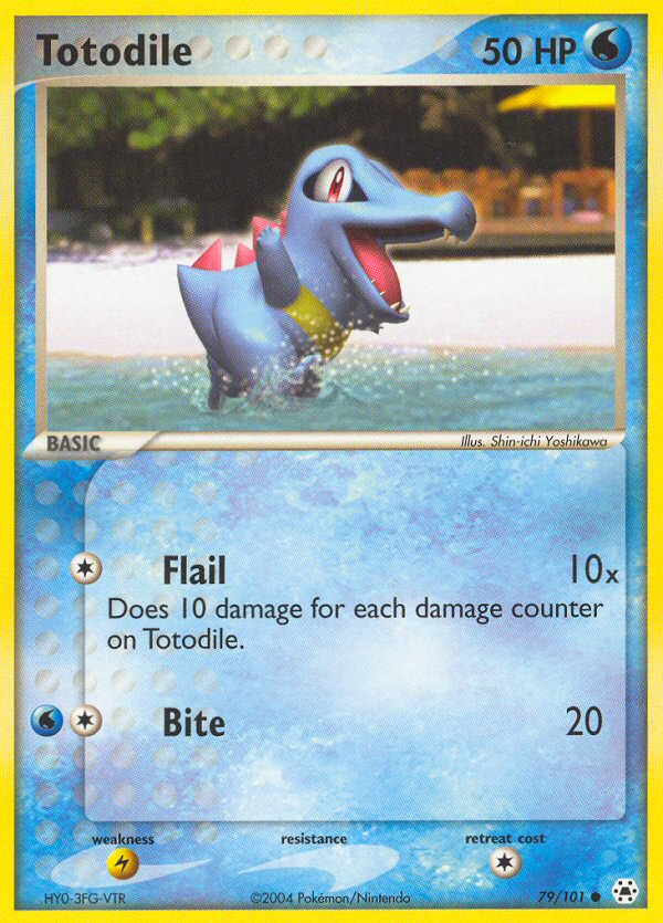 Totodile (79/101) [EX: Hidden Legends] | Tables and Towers