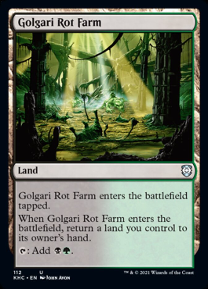 Golgari Rot Farm [Kaldheim Commander] | Tables and Towers