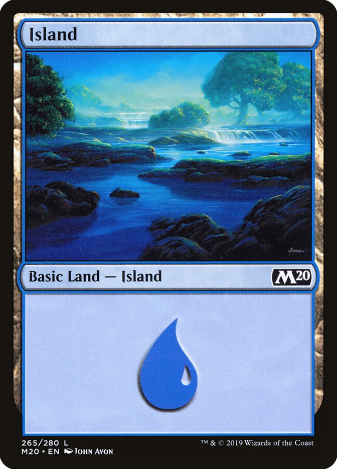 Island (265) [Core Set 2020] | Tables and Towers