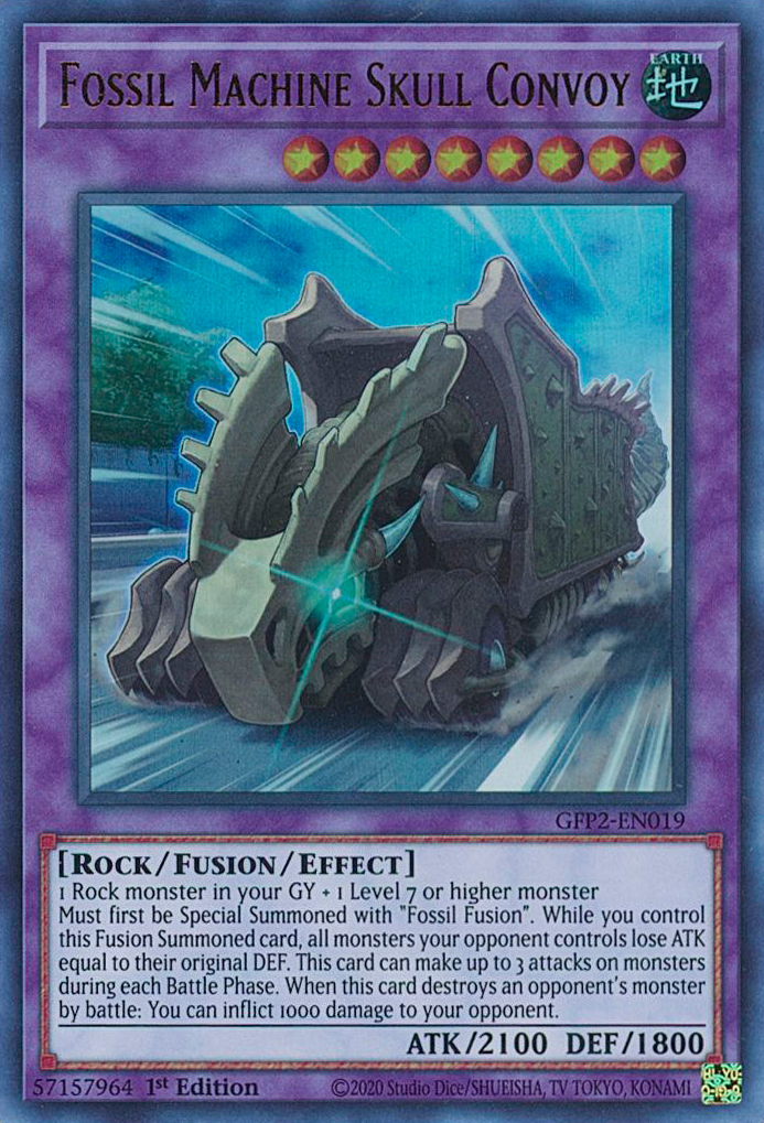 Fossil Machine Skull Convoy [GFP2-EN019] Ultra Rare | Tables and Towers