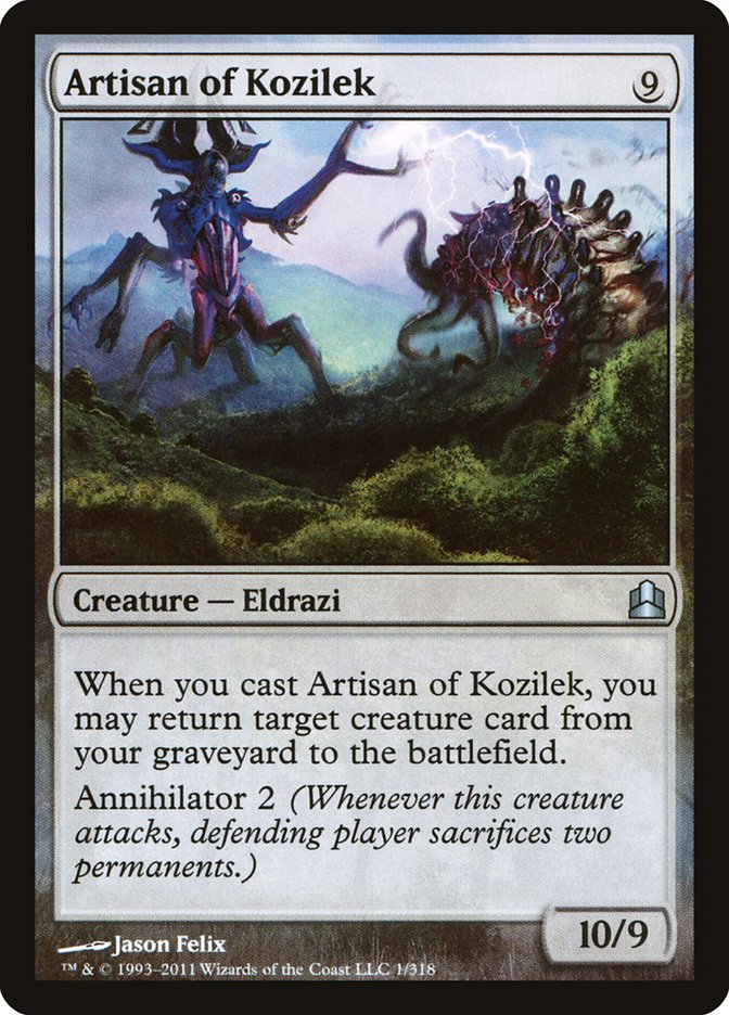 Artisan of Kozilek [Commander 2011] | Tables and Towers