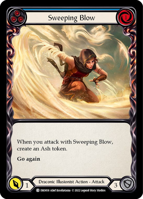 Sweeping Blow (Blue) [DRO018] (Uprising Dromai Blitz Deck) | Tables and Towers