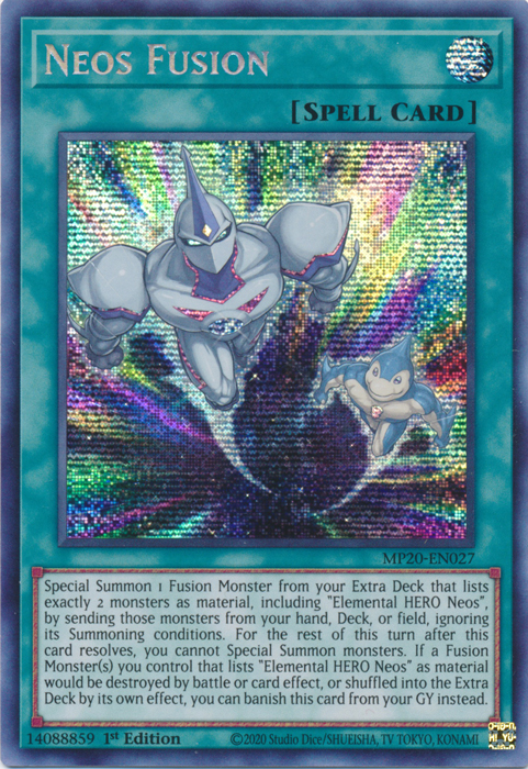 Neos Fusion [MP20-EN027] Prismatic Secret Rare | Tables and Towers