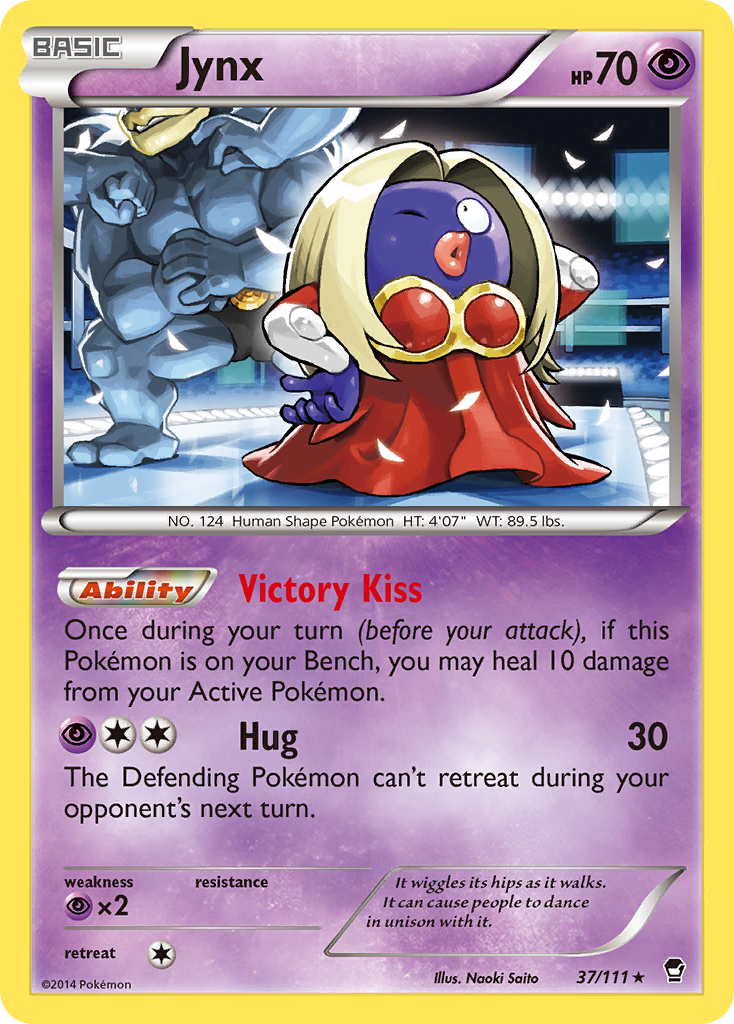 Jynx (37/111) [XY: Furious Fists] | Tables and Towers