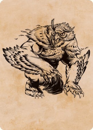 Owlbear (Showcase) Art Card [Dungeons & Dragons: Adventures in the Forgotten Realms Art Series] | Tables and Towers