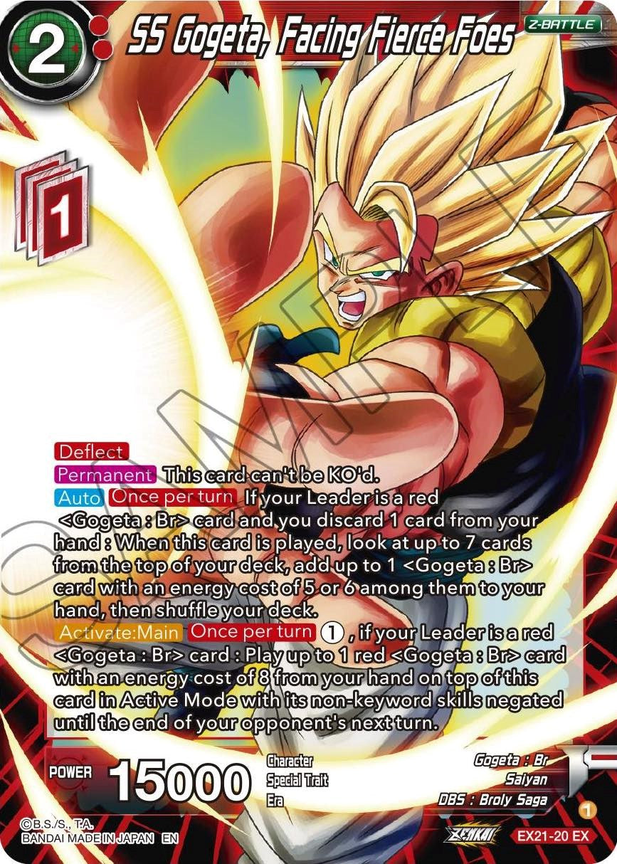 SS Gogeta, Facing Fierce Foes (EX21-20) [5th Anniversary Set] | Tables and Towers