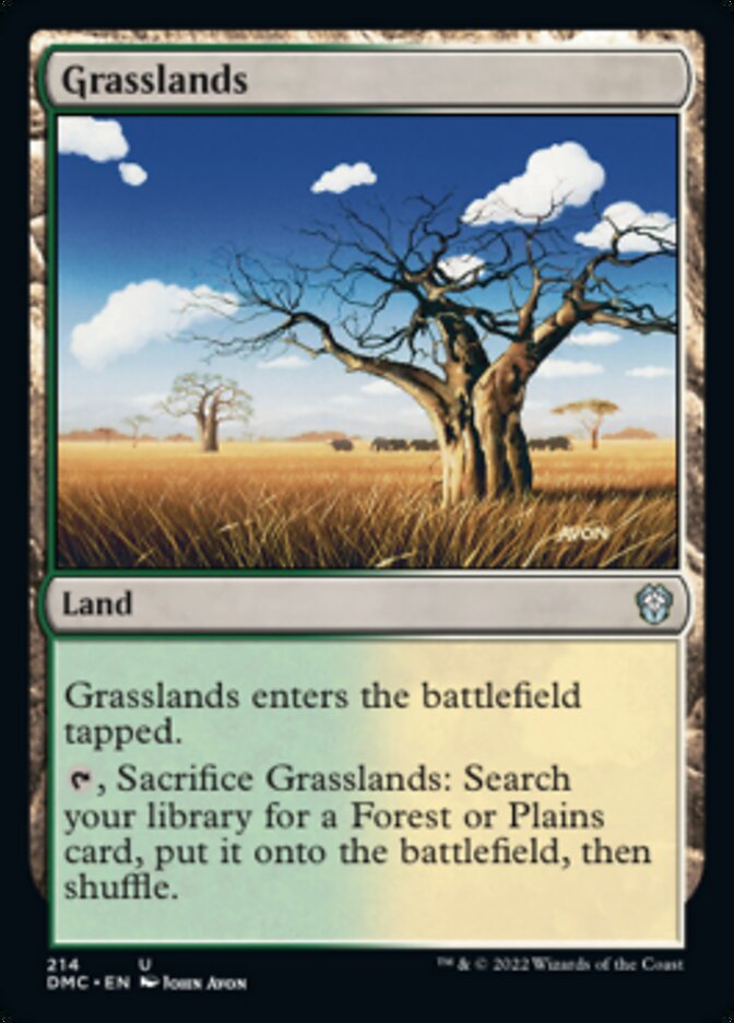 Grasslands [Dominaria United Commander] | Tables and Towers