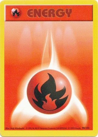 Fire Energy (98/102) [Base Set Shadowless Unlimited] | Tables and Towers