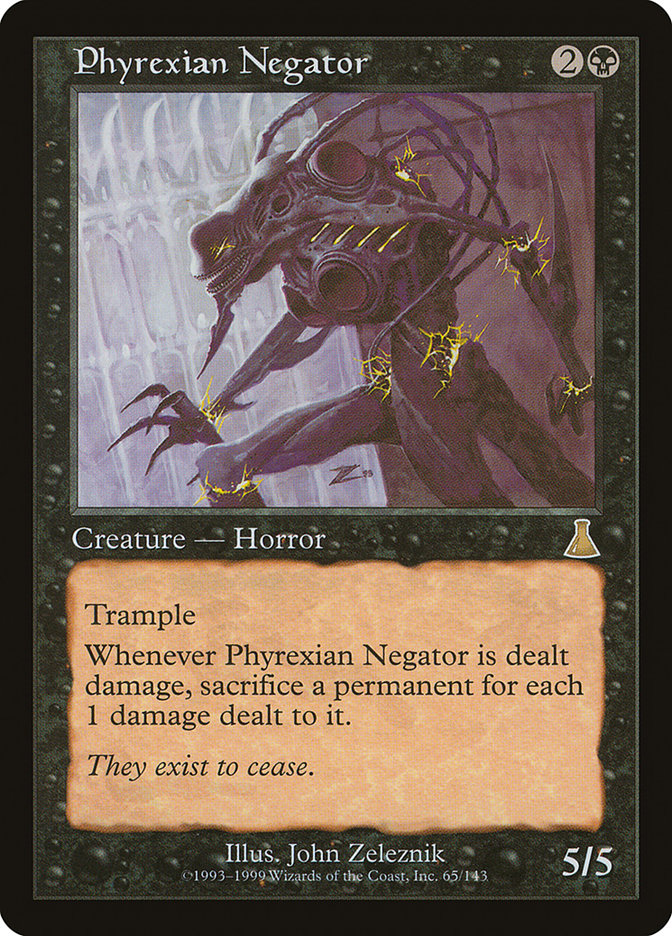 Phyrexian Negator [Urza's Destiny] | Tables and Towers