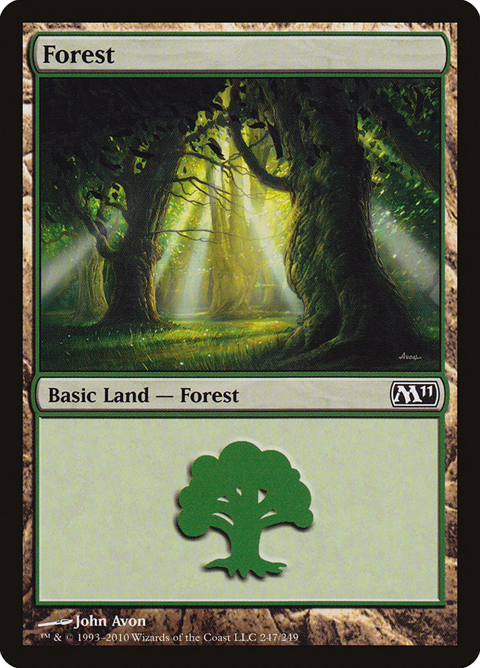 Forest (247) [Magic 2011] | Tables and Towers