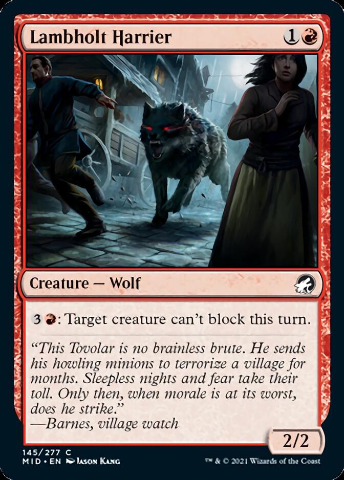 Lambholt Harrier [Innistrad: Midnight Hunt] | Tables and Towers