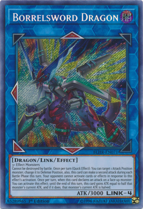 Borrelsword Dragon [BLHR-EN071] Secret Rare | Tables and Towers