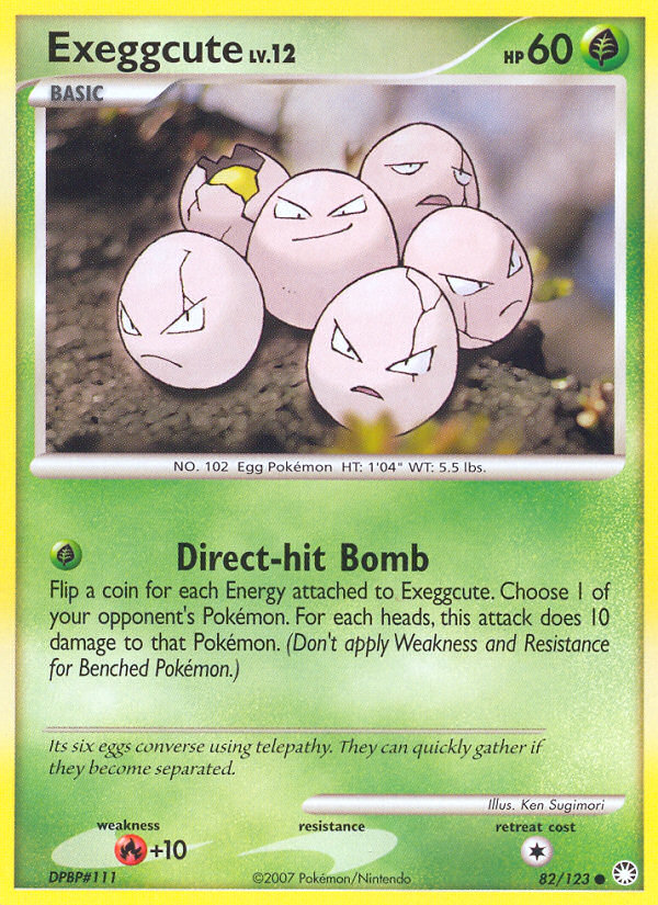 Exeggcute (82/123) [Diamond & Pearl: Mysterious Treasures] | Tables and Towers