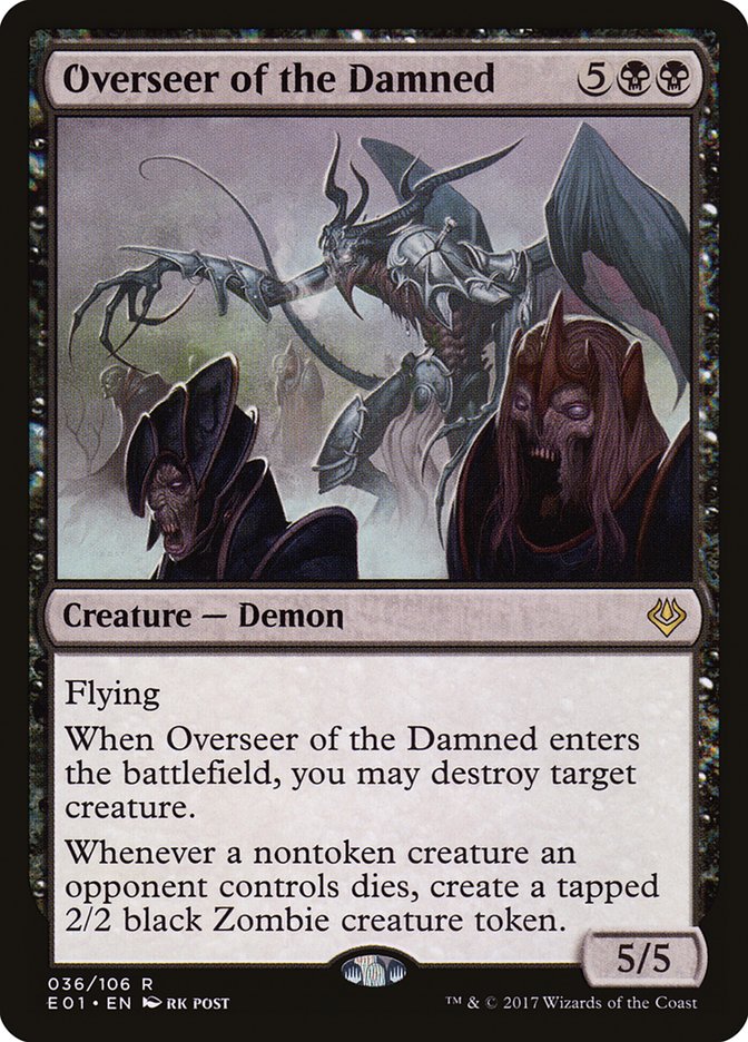 Overseer of the Damned [Archenemy: Nicol Bolas] | Tables and Towers