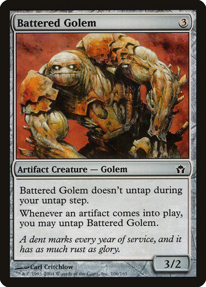 Battered Golem [Fifth Dawn] | Tables and Towers