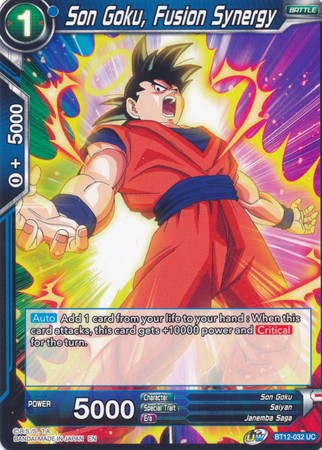 Son Goku, Fusion Synergy (BT12-032) [Vicious Rejuvenation] | Tables and Towers