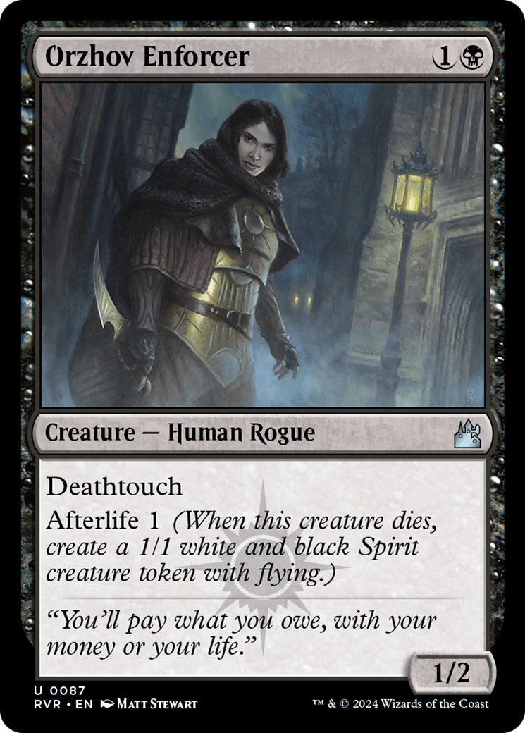 Orzhov Enforcer [Ravnica Remastered] | Tables and Towers