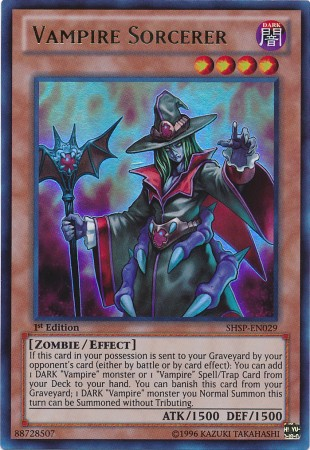 Vampire Sorcerer [SHSP-EN029] Ultra Rare | Tables and Towers