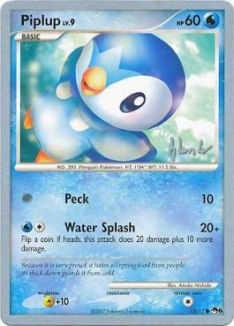 Piplup LV.9 (15/17) (Empotech - Dylan Lefavour) [World Championships 2008] | Tables and Towers