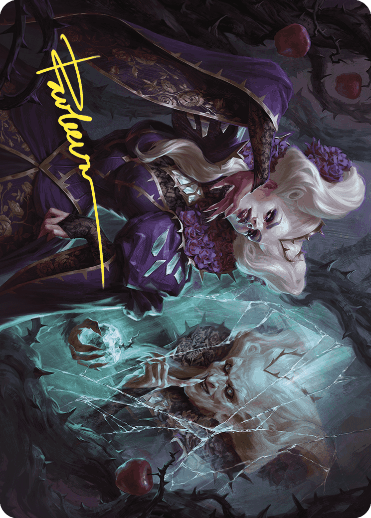 Conceited Witch Art Card (Gold-Stamped Signature) [Wilds of Eldraine Art Series] | Tables and Towers