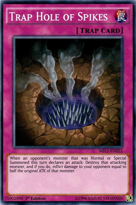 Trap Hole of Spikes [MIL1-EN022] Super Rare | Tables and Towers